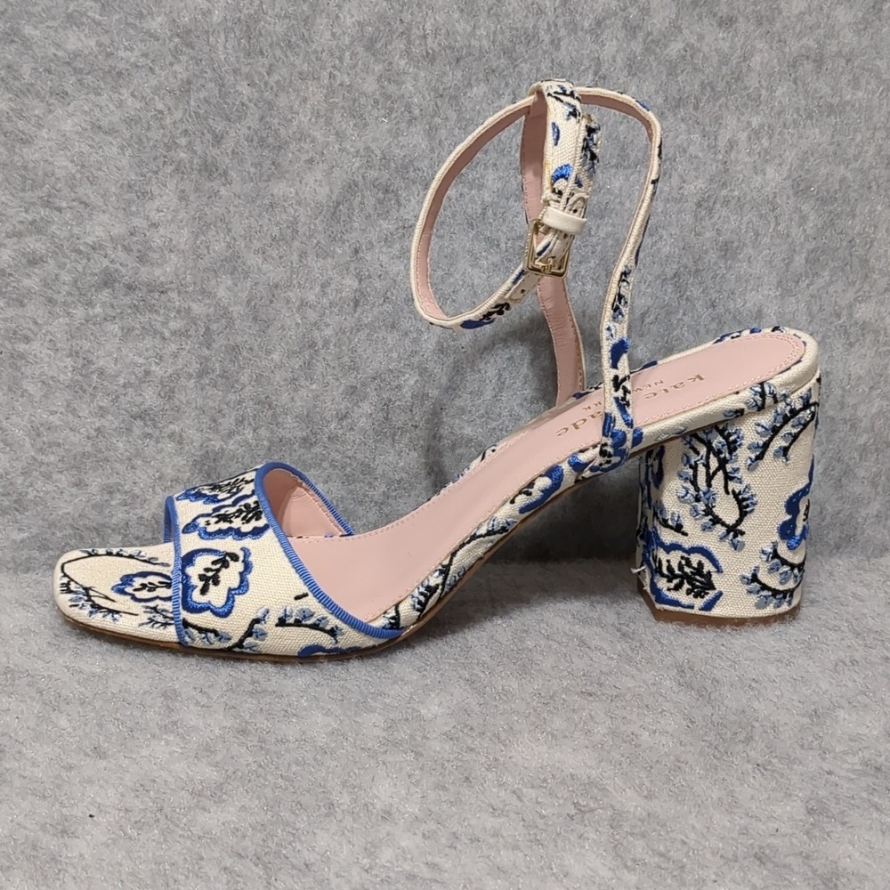 Kate Spade Delphine Embroidered Sandals Size 10B - Picture 5 of 12